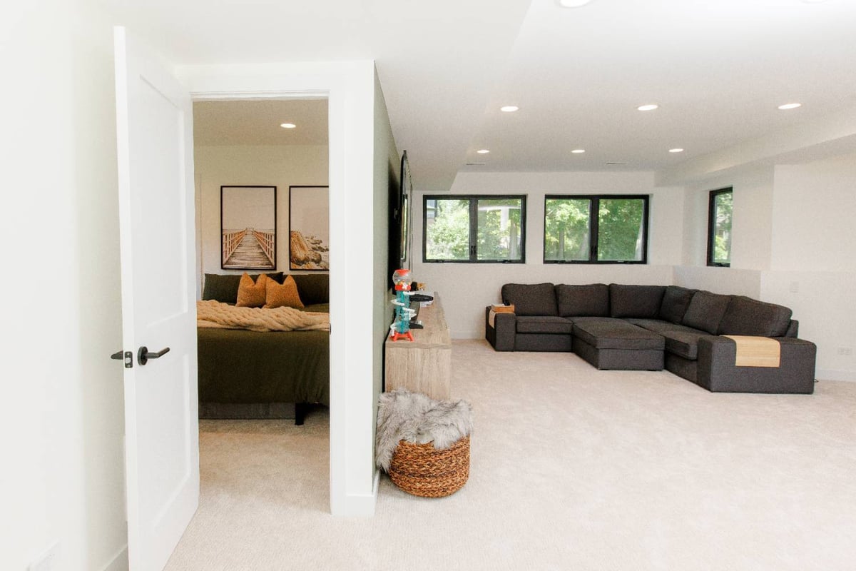 Spacious living area created through a custom home addition by Skor Construction in Palatine, IL.-optimized
