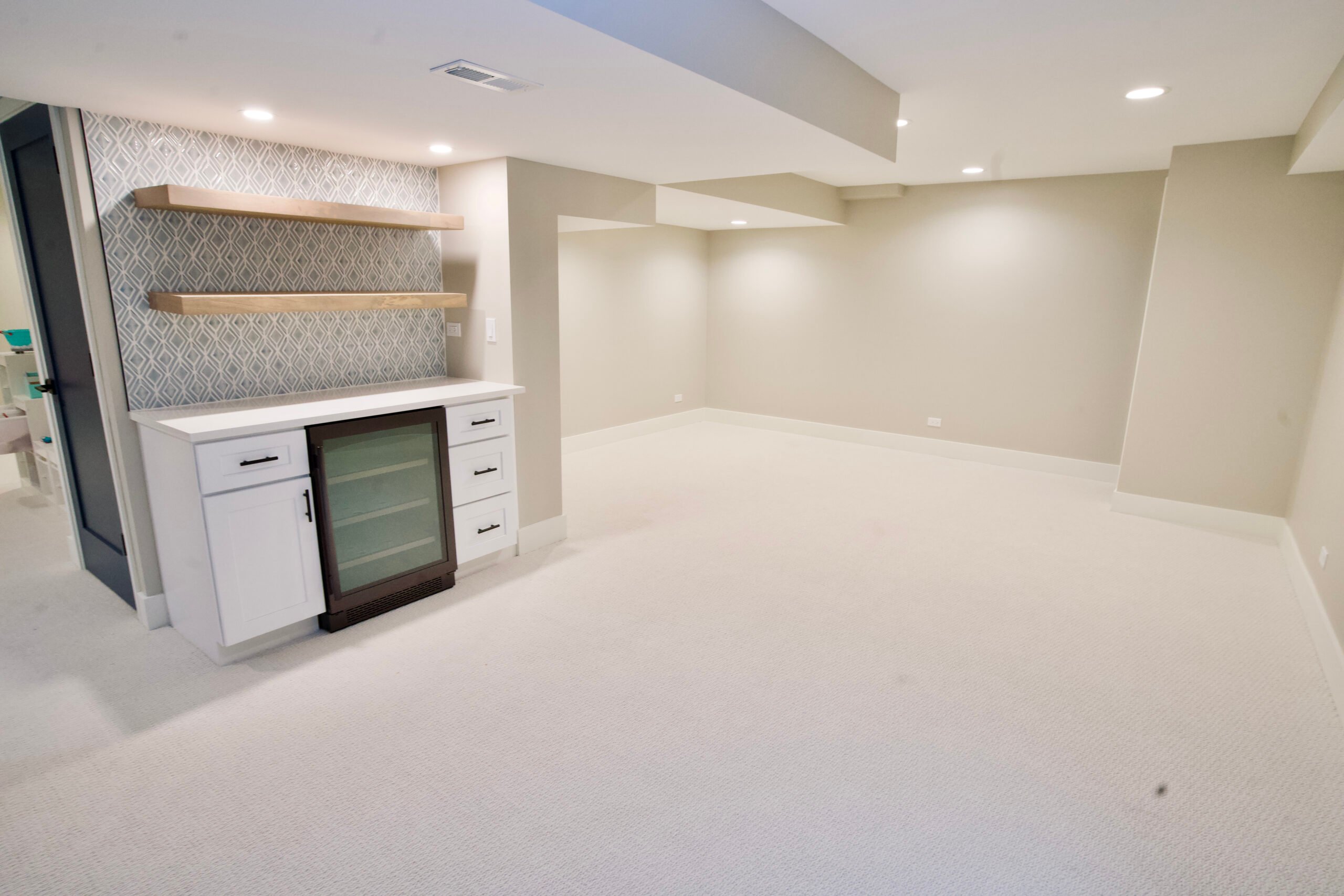 Basement Remodel In Hoffman Estates